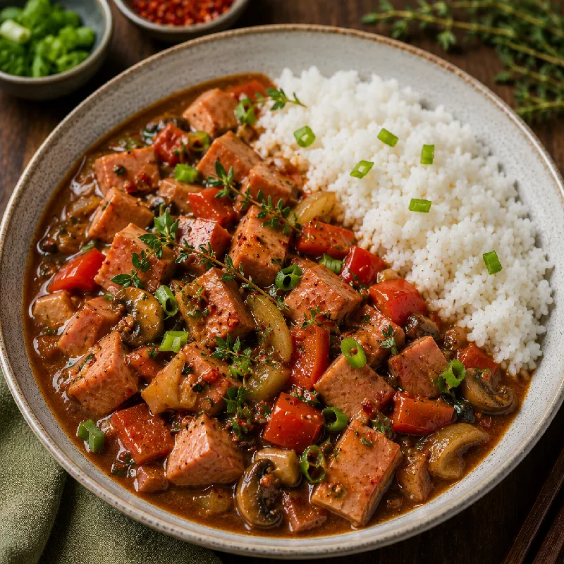 Asiatisk skinkgryta